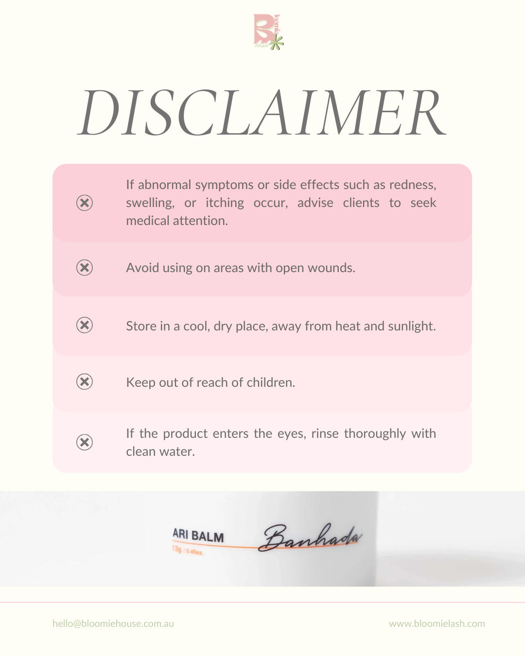 BANHADA BAM BARA BAM EYELASH CLINIC BALM