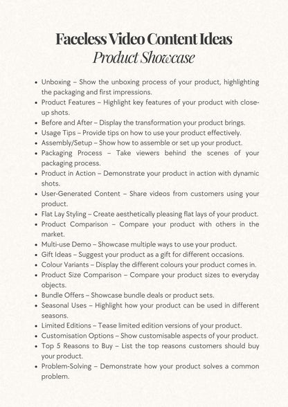 200 Faceless TikTok & Reel Ideas