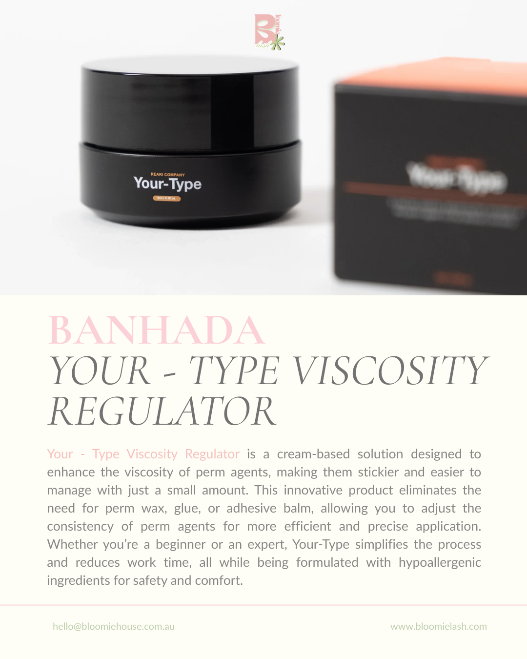 BANHADA YOUR-TYPE VISCOSITY REGULATOR