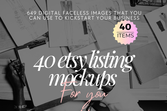 40 Etsy Listing Mockups